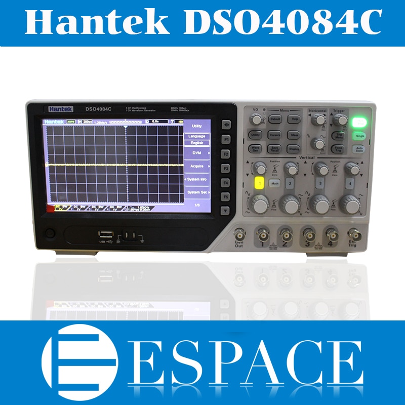 2017 New Hantek DSO4084C  丮 Ƿν 80 MHz 4 ä 1 Gsa/s  USB ȣƮ/ġ DSO5102P